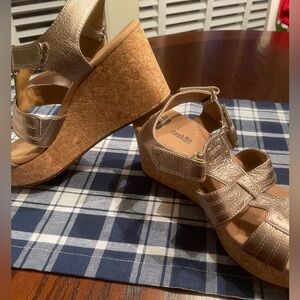 Clark’s wedge sandals
